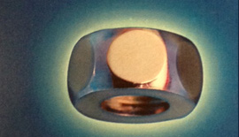 Chrome Plated Brass Hex Nut
